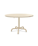 Schaffner Säntis Table repas rabattable Ø117cm Sable Pastel 15 Marron Pastel 83 