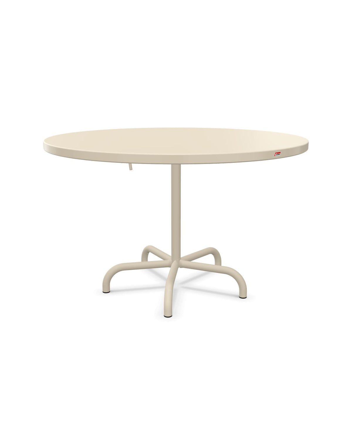 Schaffner Säntis Table repas rabattable Ø117cm Sable Pastel 15 Sable Pastel 15 