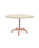 Schaffner Säntis Table repas rabattable Ø117cm Sable Pastel 15 Terracotta 84 