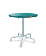 Schaffner Säntis Table repas rabattable Ø72cm Bleu Kali 56 Bleu Pastel 51 