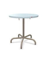 Schaffner Säntis Table repas rabattable Ø72cm Bleu Pastel 51 Champagne 85 