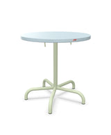Schaffner Säntis Table repas rabattable Ø72cm Bleu Pastel 51 Vert Pastel 64 