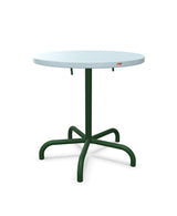 Schaffner Säntis Table repas rabattable Ø72cm Bleu Pastel 51 Vert Sapin 66 