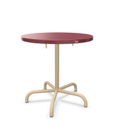 Schaffner Säntis Table repas rabattable Ø72cm Bordeaux 38 Marron Pastel 83 
