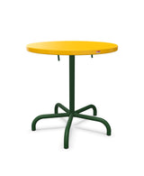 Schaffner Säntis Table repas rabattable Ø72cm Jaune 11 Vert Sapin 66 