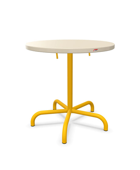 Schaffner Säntis Table repas rabattable Ø72cm Sable Pastel 15 Jaune 11 