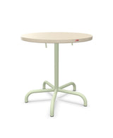 Schaffner Säntis Table repas rabattable Ø72cm Sable Pastel 15 Vert Pastel 64 
