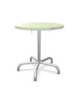 Schaffner Säntis Table repas rabattable Ø72cm Vert Pastel 64 Galvanisé à chaud 02 