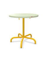 Schaffner Säntis Table repas rabattable Ø72cm Vert Pastel 64 Jaune 11 