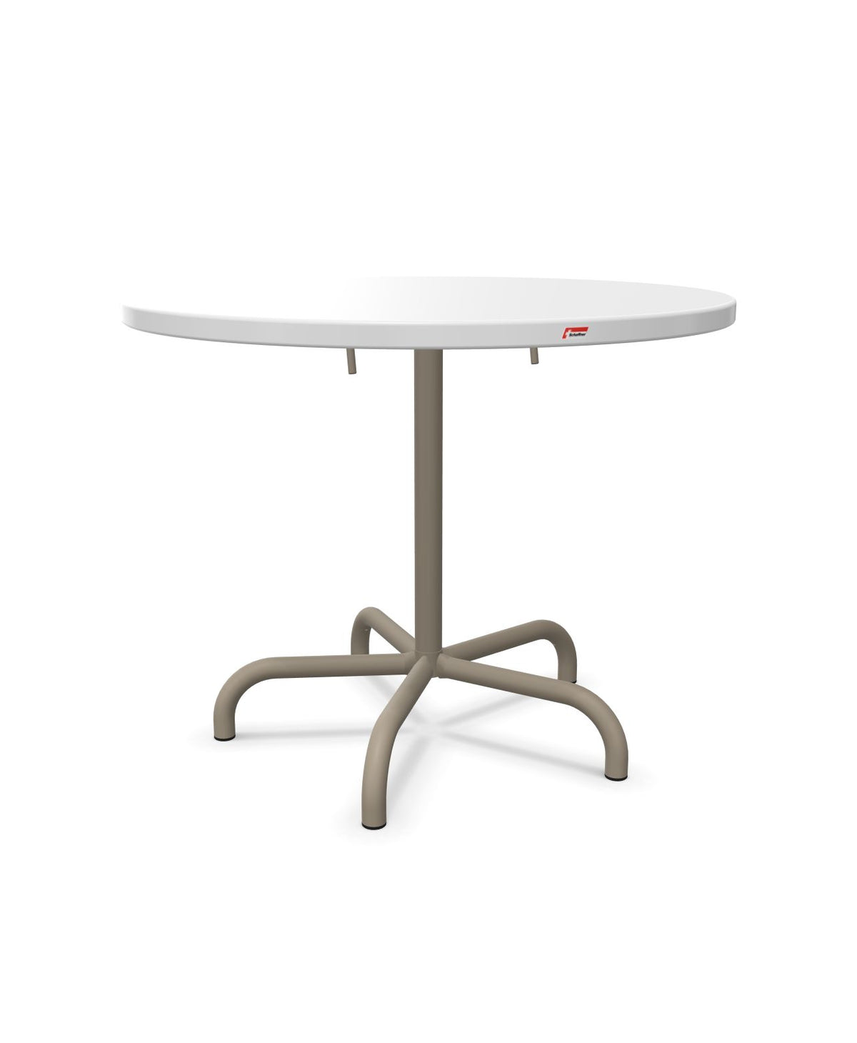 Schaffner Säntis Table repas rabattable Ø92cm 