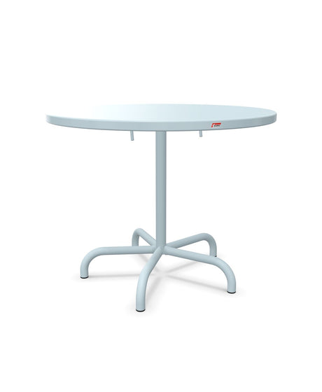 Schaffner Säntis Table repas rabattable Ø92cm Bleu Pastel 51 Bleu Pastel 51 