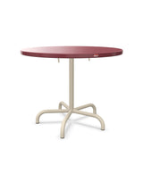 Schaffner Säntis Table repas rabattable Ø92cm Bordeaux 38 Sable Pastel 15 