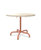 Schaffner Säntis Table repas rabattable Ø92cm Sable Pastel 15 Terracotta 84 