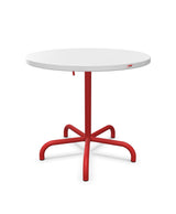 Schaffner Säntis Table repas rabattable ronde Ø80cm 