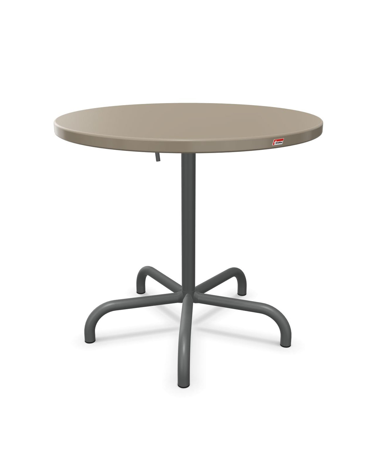 Schaffner Säntis Table repas rabattable ronde Ø80cm 