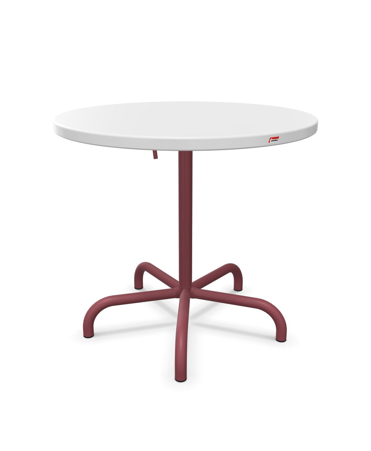 Schaffner Säntis Table repas rabattable ronde Ø80cm 