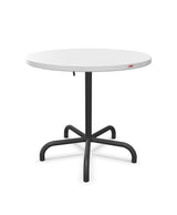 Schaffner Säntis Table repas rabattable ronde Ø80cm 