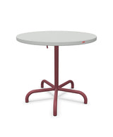 Schaffner Säntis Table repas rabattable ronde Ø80cm 