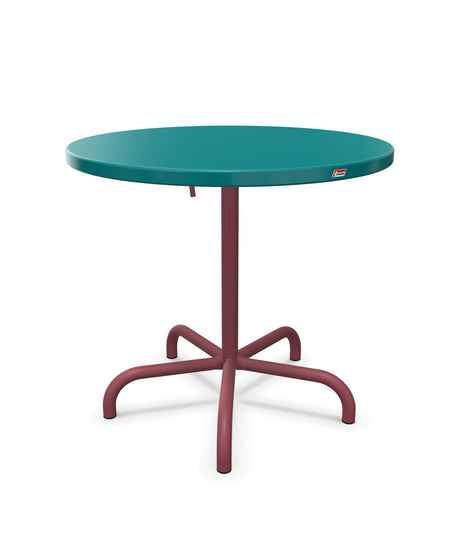 Schaffner Säntis Table repas rabattable ronde Ø80cm Bleu Kali 56 Bordeaux 38 