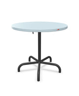 Schaffner Säntis Table repas rabattable ronde Ø80cm Bleu Pastel 51 Anthracite 77 