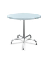 Schaffner Säntis Table repas rabattable ronde Ø80cm Bleu Pastel 51 Galvanisé à chaud 02 