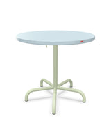 Schaffner Säntis Table repas rabattable ronde Ø80cm Bleu Pastel 51 Vert Pastel 64 