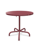Schaffner Säntis Table repas rabattable ronde Ø80cm Bordeaux 38 Bordeaux 38 