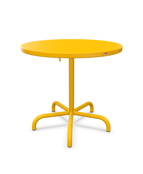 Schaffner Säntis Table repas rabattable ronde Ø80cm Jaune 11 Jaune 11 