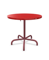 Schaffner Säntis Table repas rabattable ronde Ø80cm Rouge 30 Bordeaux 38 
