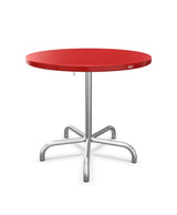 Schaffner Säntis Table repas rabattable ronde Ø80cm Rouge 30 Galvanisé à chaud 02 