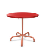Schaffner Säntis Table repas rabattable ronde Ø80cm Rouge 30 Terracotta 84 