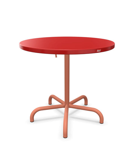 Schaffner Säntis Table repas rabattable ronde Ø80cm Rouge 30 Terracotta 84 
