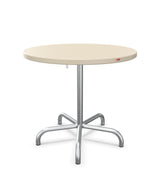 Schaffner Säntis Table repas rabattable ronde Ø80cm Sable Pastel 15 Galvanisé à chaud 02 