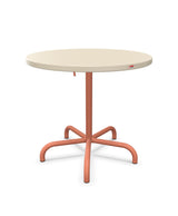Schaffner Säntis Table repas rabattable ronde Ø80cm Sable Pastel 15 Terracotta 84 