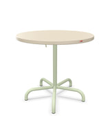 Schaffner Säntis Table repas rabattable ronde Ø80cm Sable Pastel 15 Vert Pastel 64 