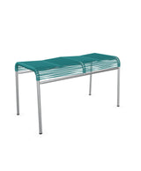 Schaffner Säntis Tabouret 2 places Spaghetti Bleu Kali 56 Galvanisé à chaud 02 