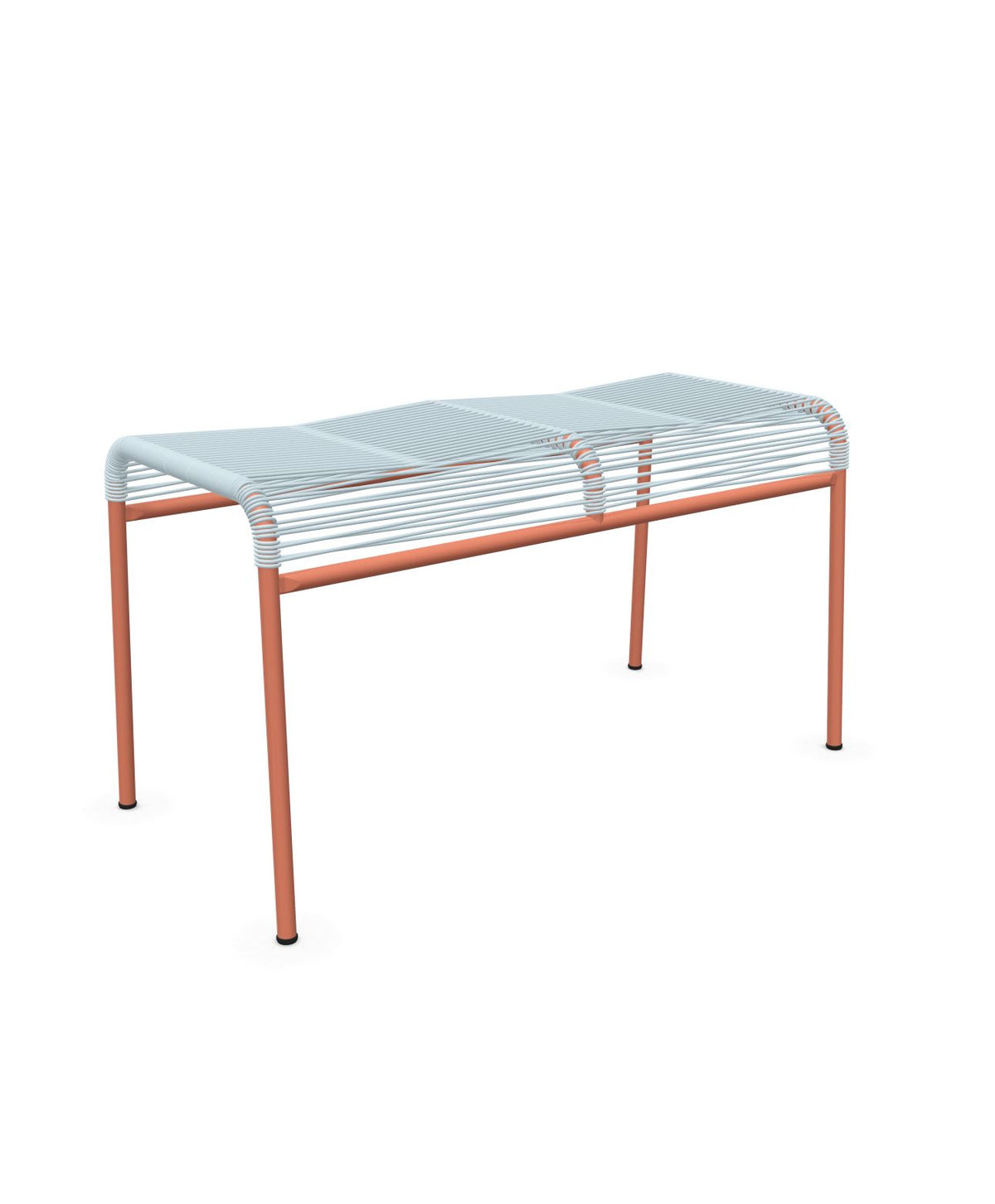 Schaffner Säntis Tabouret 2 places Spaghetti Bleu Pastel 51 Terracotta 84 