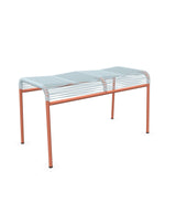 Schaffner Säntis Tabouret 2 places Spaghetti Bleu Pastel 51 Terracotta 84 