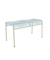 Schaffner Säntis Tabouret 2 places Spaghetti Bleu Pastel 51 Vert Pastel 64 