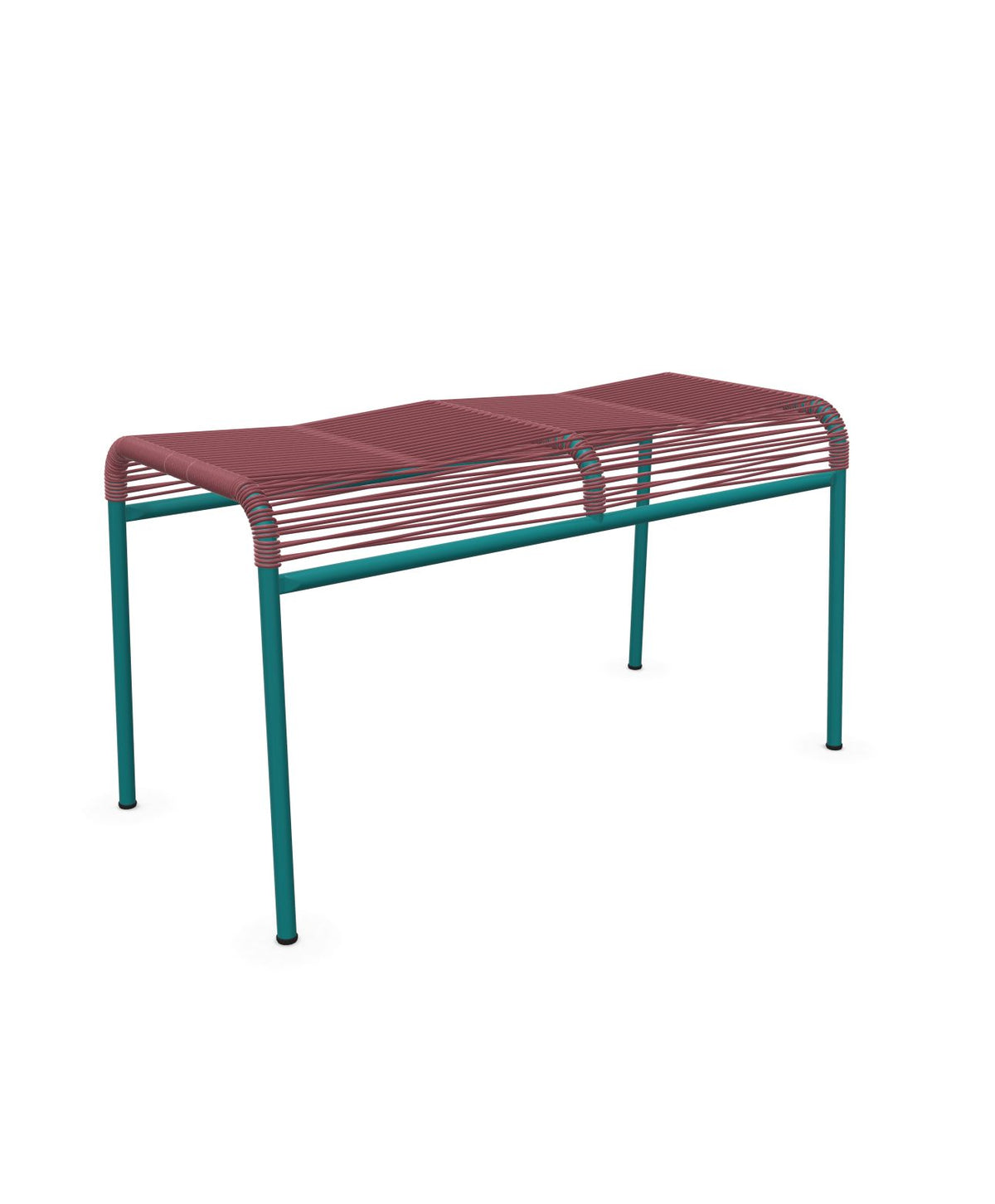Schaffner Säntis Tabouret 2 places Spaghetti Bordeaux 38 Bleu Kali 56 