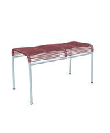 Schaffner Säntis Tabouret 2 places Spaghetti Bordeaux 38 Bleu Pastel 51 