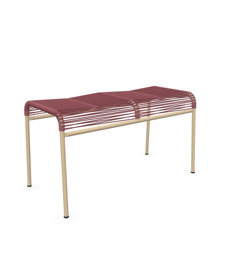 Schaffner Säntis Tabouret 2 places Spaghetti Bordeaux 38 Marron Pastel 83 