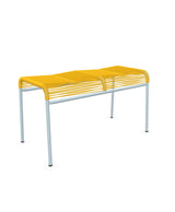 Schaffner Säntis Tabouret 2 places Spaghetti Jaune 11 Bleu Pastel 51 