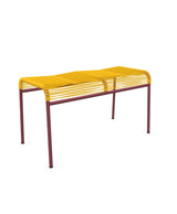 Schaffner Säntis Tabouret 2 places Spaghetti Jaune 11 Bordeaux 38 
