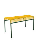 Schaffner Säntis Tabouret 2 places Spaghetti Jaune 11 Vert Sapin 66 