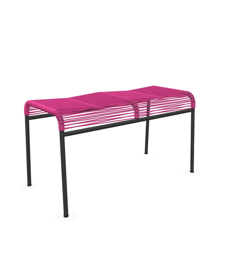Schaffner Säntis Tabouret 2 places Spaghetti Rose 41 Anthracite 77 