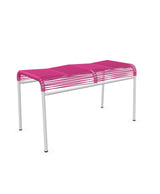 Schaffner Säntis Tabouret 2 places Spaghetti Rose 41 Blanc 90 