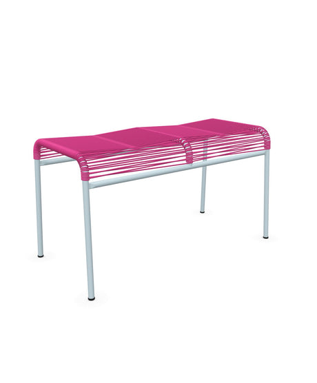 Schaffner Säntis Tabouret 2 places Spaghetti Rose 41 Bleu Pastel 51 
