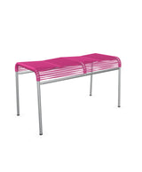 Schaffner Säntis Tabouret 2 places Spaghetti Rose 41 Galvanisé à chaud 02 