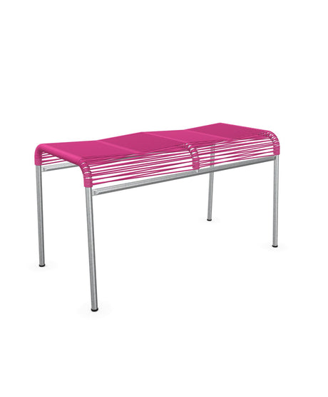 Schaffner Säntis Tabouret 2 places Spaghetti Rose 41 Galvanisé à chaud 02 